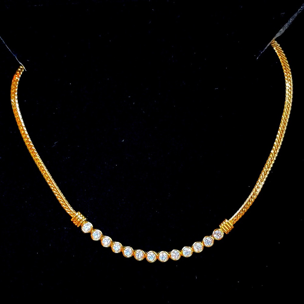 Swarovski Omega & Crystal necklace